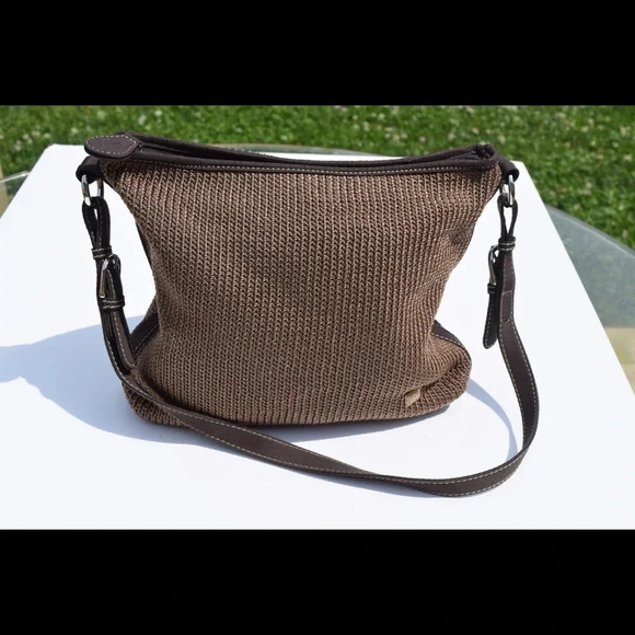 The Sak woven crochet hobo bag